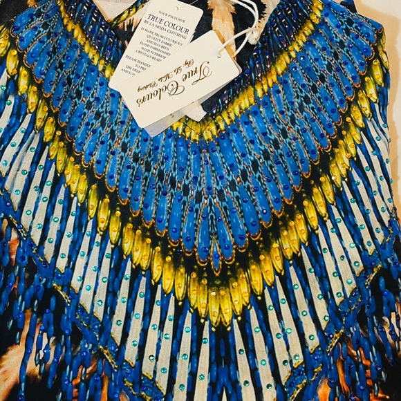 NWT La Moda Embellished Racerback Maxi Dress - Picture 6 of 15